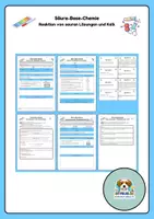 Vorschau - Arbeitsblätter - Reaktion von saure Lösungen und Kalk - Deckblatt