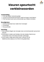 Voorbeeld - Kleurenspeurtocht verkleinwoorden - Pagina 2