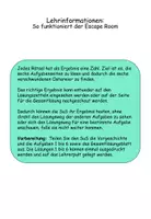 Vorschau - Spiele - Ostern Escaperoom Mathe: Klasse 7+ - Seite 1