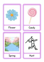 Vista previa - Tarjetas / Manipulativos - 🌸 Easter Flashcards – Vocabulario de Pascua en inglés (Primaria) 🐰 - página 2