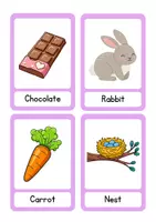 Vista previa - Tarjetas / Manipulativos - 🌸 Easter Flashcards – Vocabulario de Pascua en inglés (Primaria) 🐰 - página 3