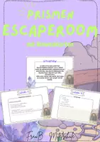 Vorschau - Arbeitsblätter - ESCAPEROOM zu Prismen - Deckblatt