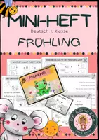 Vorschau - Arbeitsblätter - Mini-Heft Frühling - für die 1. Klasse - Deckblatt