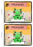 Vorschau - Arbeitsblätter - Mini-Heft Frühling - für die 1. Klasse - Seite 1