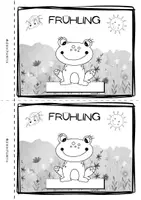 Vorschau - Arbeitsblätter - Mini-Heft Frühling - für die 1. Klasse - Seite 2