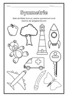 Vorschau - Arbeitsblätter - Symmetrie Arbeitsblätter mit Lösung - Seite 2