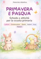 anteprima - Esercizi - PRIMAVERA E PASQUA - ATTIVITÀ PER LA SCUOLA PRIMARIA - Pagina di copertina