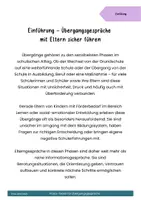 Vorschau - Fördermaterial/Inklusion - Elterngespräche beim Übergang sicher führen
Praxis-Toolkit: Leitfaden & Checkliste für wertschätzende Gespräche (Grundschule bis Beruf) - Seite 1