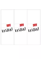 Vorschau - Anderer Materialtyp - "Happy Easter" Hanuta-Ostergruß - Seite 1