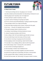 Vorschau - Arbeitsblätter - Future Tense | Worksheets - Seite 2
