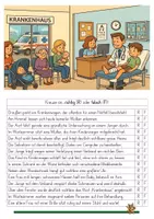 Vorschau - Arbeitsblätter - Lesen/Entscheidungsfragen (differenziert) "Im Krankenhaus" - Seite 3