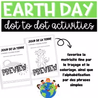 Vista previa - Manualidades / Dibujos para colorear - Jour de la Terre - Día de la Tierra en francés - página 2