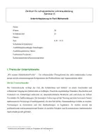 Vorschau - Stundenentwürfe - Unterrichtsentwurf Mathematik UB Zahlenketten (Kl. 2-3) - Seite 1