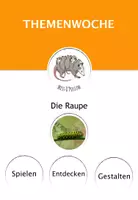 Vorschau - Unterrichtsreihen - Themenwoche: Die Raupe (mit Checklisten und Linktipps)- kostenlos - Deckblatt