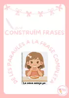 Vista previa - Tarjetas / Manipulativos - Construïm frases✨✏️ - página 1