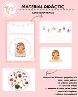 Vista previa - Tarjetas / Manipulativos - Construïm frases✨✏️ - Portada