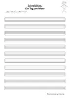 Vorschau - Arbeitsblätter - Schreibanlass: Ein Tag am Meer (Wimmelbild mit Schreibblättern für Klasse 1-4) - Seite 3