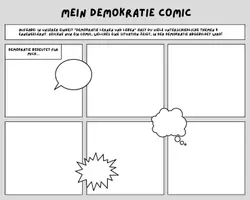 Vorschau - Arbeitsblätter - Demokratie Comic - Deckblatt