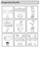 Vorschau - Arbeitsblätter - Klanggeschichte Musikunterricht im Sommer am Meer, Geräusche und Instrumente nutzen, Geschichte und Arbeitsblätter - Seite 3