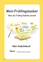 Vorschau - Arbeitsblätter - Gedichte: Frühlingszauber - Wir werden Frühlingsdichter (Reimgedicht) - Seite 1