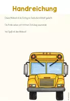 Vorschau - Arbeitsblätter - Mein Schulweg - Sachunterricht GS 1 - Seite 1
