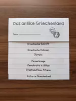 Vorschau - Unterrichtsreihen - Flipbook „Das antike Griechenland“ für den Geschichtsunterricht - Seite 1
