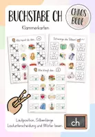 Vorschau - Spiele - Buchstabeneinführung ch - Klammerkarten - Deckblatt