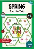 Vorschau - Spiele - Spot the Twin: Spring (Vocabulary - Game) - Deckblatt