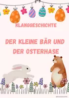 Vorschau - Text - Ostern Klanggeschichte (Der kleine Bär und der Osterhase) - Deckblatt
