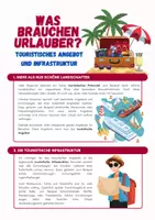 Vorschau - Arbeitsblätter - Touristisches Angebot & Infrastruktur – einfach erklärt - Seite 1