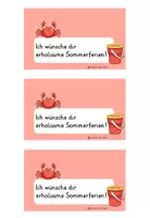Vorschau - Bildkarten - Feriengruß Sommerferien - Seite 3