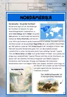 Vorschau - Arbeitsblätter - Kontinente | Einheit 5: Nordamerika | mit Lösungen | PDF & PPTX - Deckblatt