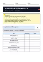 Vorschau - Test - LZK Deutsch Klasse 3 – Satzarten & Satzzeichen mit Lösungsbogen - Seite 3