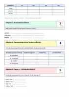 Vorschau - Test - LZK Deutsch Klasse 3 – Wortbausteine & Vorsilben mit Lösungsbogen - Seite 1