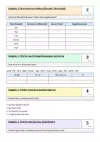 Vorschau - Klassenarbeiten - LZK Deutsch Klasse 3 – Doppelkonsonanten: ff, ll, mm, nn, pp, rr, ss, tt mit Lösungsbogen - Seite 1