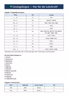 Vorschau - Klassenarbeiten - LZK Deutsch Klasse 3 – Doppelkonsonanten: ff, ll, mm, nn, pp, rr, ss, tt mit Lösungsbogen - Seite 3
