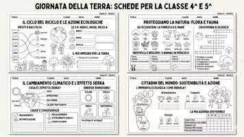 anteprima - Esercizi - Giornata della Terra mini kit primaria - Pagina 1