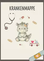Vorschau - Mal- und Bastelvorlagen - Krankenmappe Dino | Dinoklasse - Seite 1