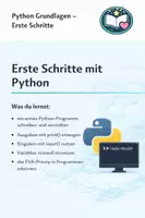 Vorschau - Arbeitsblätter - Python - Hello World Programm (+ input()) - Deckblatt