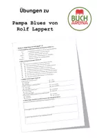 Vorschau - Arbeitsblätter - Übungen zu "Pampa Blues von Rolf Lappert" - Deckblatt