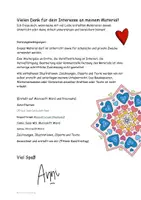 Vorschau - Mal- und Bastelvorlagen - Mandalas Herzen - Muttertag, Vatertag, Valentinstag - Seite 1