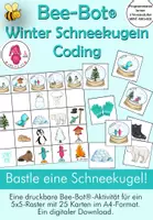 Vorschau - Anderer Materialtyp - Bee-Bot® Bodenmatte Winteraktivität (Programmieren) - Deckblatt