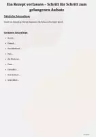 Vorschau - Arbeitsblätter - Ein Rezept Schreiben Aufbau, Merkwissen, Strategien, Übungen und Lösungen, Klasse 3 & KLasse 4 - Seite 3