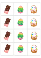 anteprima - Flashcard - Dado Ritmico di Pasqua - Gioco di Ritmo con parole e movimento - Pagina 2