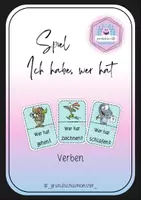 Vorschau - Spiele - Verben - Spiel "Ich habe, wer hat" - Deckblatt