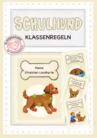 Vorschau - Bildkarten - Schulhund Klassenregeln Aushang/Tafelmaterial - Deckblatt