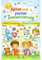 Vorschau - Arbeitsblätter - Gesundheit: Aktive und passive Immunisierung (mit Lösungen) - Deckblatt