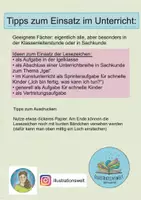 Vorschau - Mal- und Bastelvorlagen - Igel Klassentier Lesezeichen - Basteln und Ausmalen - Igelklasse - Seite 2