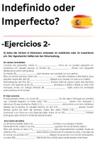 Vorschau - Arbeitsblätter - Indefinido oder Imperfecto? Übungen - Seite 2