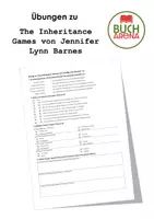 Vorschau - Arbeitsblätter - Übungen zu "The Inheritance Games von Jennifer Lynn Barnes" - Deckblatt